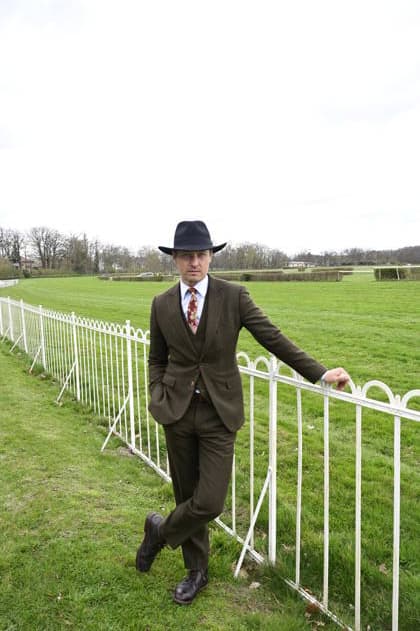Tom Schilling at the grand opening of the 2026 season at Hoppegarten racecourse Berlin, 05 04 2026 Copyright: xMatthiasxWehnertx
