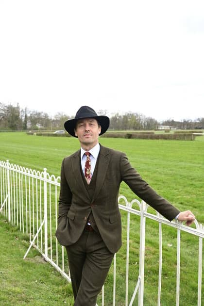 Tom Schilling at the grand opening of the 2026 season at Hoppegarten racecourse Berlin, 05 04 2026 Copyright: xMatthiasxWehnertx