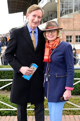 Gerhard Schöningh and Tini Gräfin von Rothkirch at the grand opening of the 2026 season at Hoppegarten racecourse Berlin, 05 04 2026 Foto:xM.xWehnertx xFuturexImagex hoppegarten_6419