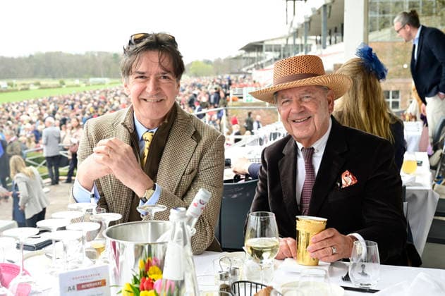 Kai Sauer and Jörg Woltmann at the grand opening of the 2026 season at Hoppegarten racecourse Berlin, 05 04 2026 Foto:xM.xWehnertx xFuturexImagex hoppegarten_6425