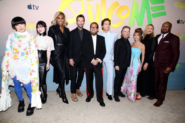 Apple s Outcome World Premiere Atsuko Okatsuka, Ivy Wolk, Laverne Cox, Keanu Reeves, Johan Hill, Matt Bomer, David Spade, Susan Lucci, Cameron Diaz and Roy Wood Jr. attending Apple s Outcome World Premiere held the AMC Lincoln Square on April 6, 2026 in New York City, NY New York City AMC Lincoln Square NY USA Copyright: xStevenxBergman AFF-USA.COMx