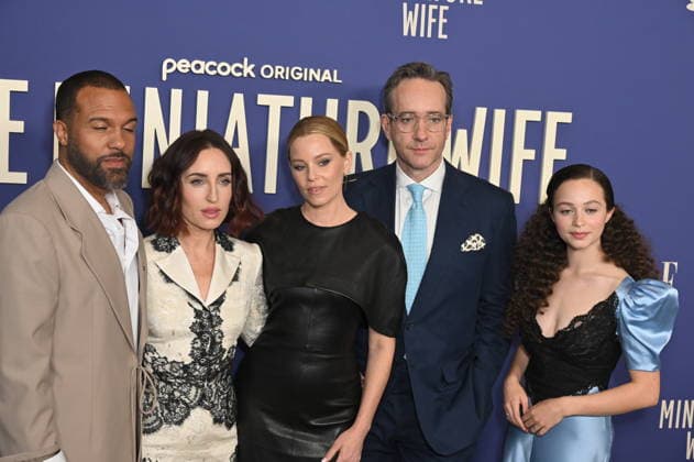 The Miniature Wife Premiere Los Angeles California Apr 6: Zoe Lister-Jones, Elizabeth Banks, Matthew Macfadyen and Sofia Rosinsky at Peacock s The Miniature Wife held at DGA Theater on April 06, 2026 Credit: Michael Mattes AdMedia EDITORIAL USE ONLY  Copyright: xx AdMediax admphotostwo980513