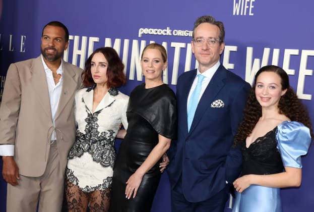 The Miniature Wife TV Series Premiere, Los Angeles, California, USA - 06 Apr 2026 O-T Fagbenle, Zoe Lister-Jones, Elizabeth Banks, Matthew Macfadyen and Sofia Rosinsky at the Peacock s TV Series premiere of The Miniature Wife held at DGA Theater in Hollywood, USA on April 6, 2026., Credit:Lumeimages.com Avalon USA, California, Hollywood, Los Angeles, CA, USA Copyright: xLumeimages.comx xAvalonx 1089154425
