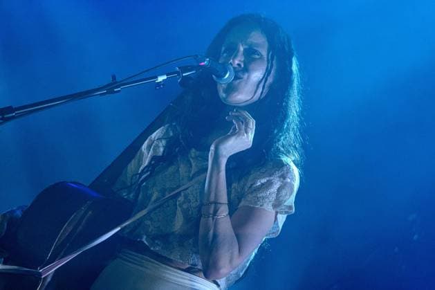 Music Concert - Mum Live in Shanghai Gyoa Valtysdottir singing on stage during the Mum Live at VAS ear in Shanghai, China on April 6, 2026 Shanghai VAS ear China Copyright: xAndreaxAimarx xLiveMediax LPM_2377744