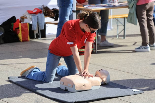 World Health Day was marked in Zagreb World Health Day was marked with free check-ups and presentations for citizens at Ban Josip Jelacic Square. Health workers measured citizens blood pressure and blood sugar levels, in Zagreb, Croatia on April 07, 2026.  MarkoxPrpic PIXSELL