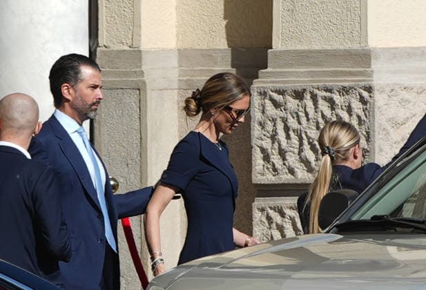Donald Trump Jr. visits Banja Luka Donald Trump Jr., the eldest son of the U.S. president, and his fiance Bettina Anderson leaves Banski Dvor after panel discussion on economic cooperation and geopolitical developments in Banja Luka, Bosnia and Herzegovina, on April 07, 2026.  DejanxRakita PIXSELL