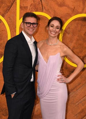 HOLLYWOOD, CA- APRIL 7: Allen Leech, Jessica Blair Herman at HBO™s Euphoria Season 3 premiere at TCL Chinese Theater in Hollywood, California on April 7, 2026. Copyright: xJeffreyxMayerx