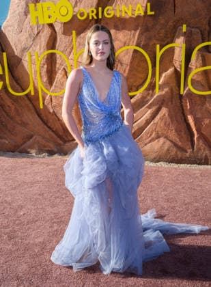 LOS ANGELES, USA April 07, 2026 Madie Poullet at the premiere for Euphoria at the Chinese Theatre Picture Paul Smith Featureflash 454838 2026 04 07 CA Los Angeles  Copyright: xPaulxSmithx xFeaturesxFlashx xStarfacex STAR_454838_183