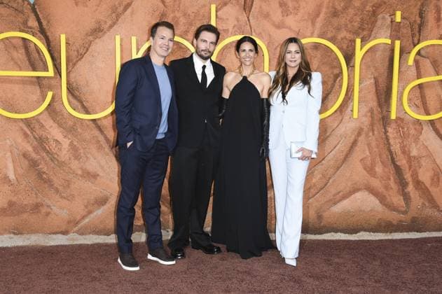 Casey Bloys, Sam Levinson, Ashley Levinson, Francesca Orsi at arrivals for EUPHORIA Third Season Premiere, TCL Chinese Theatre, Los Angeles, CA, April 07, 2026. Photo By: Elizabeth Goodenough Everett Collection EUPHORIA Third Season Premiere PUBLICATIONXNOTxINxCANxCHNxFRAxITAxJPNxNORxPOLxRUSxESPxUKxUSA