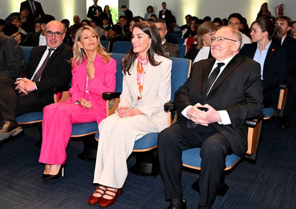 Queen Letizia presides over the ceremony for the 10th anniversary of the Young Talent and Young Talent Mobility Program The Minister of Labor, Yolanda Díaz, and Queen Letizia attend the ceremony for the 10th anniversary of the Young Talent and Young Talent Mobility Program at the Spanish Chamber of Commerce, on April 8, 2026, in Madrid Spain CAMARA DE COMERCIO TALENTO JOVEN REINA LETIZIA 08 APRIL 2026 José Madrid Madrid Madrid Espana  Copyright: xJosÃ xOlivax 7422466