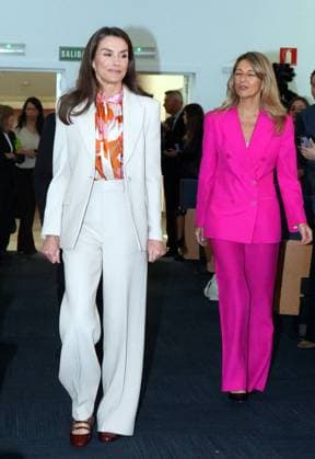 Spanish Queen Letizia and Yolanda Diaz attending 10 anniversary of Talento Joven in Madrid on Wednesday, 08 April 2026. Cordon Press 