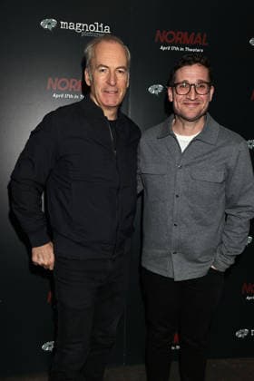 Arrivals for the New York premiere of Normal at the Metrograph Featuring: Bob Odenkirk and josh Horowitz Where: New York, New York, United States When: 07 Apr 2026 Credit: Dave Allocca Starpix INSTARimages EDITORIAL USE ONLY. NOT FOR USE BY NEWSPAPERS BASED IN THE UK. Copyright: xx instar55604579