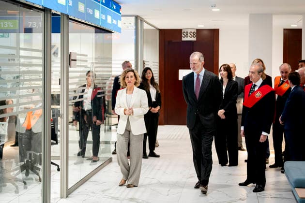 The King presides over the inauguration of the new university campus of the IEB King Felipe VI c during the inauguration of the new university campus of the Instituto de Estudios Bursátiles IEB , on April 8, 2026, in Madrid Spain Although the University Campus of the Instituto de Estudios Bursátiles IEB has been officially inaugurated today, it began its journey in 1989, as a Business School that launched the first Master in Stock Exchange and Financial Markets that was taught in Spain and in the Spanish-speaking world 08 APRIL 2026 A Pé Madrid Madrid Madrid Spain  Copyright: xA.xPÃ rezxMecax 7422750