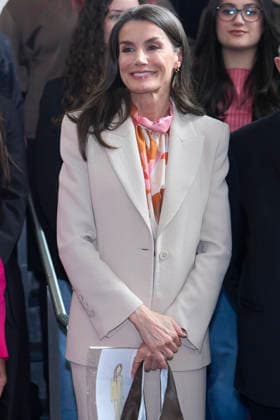 08-04-2026 Madrid Queen Letizia attended the 10th anniversary of the Young Talent program, the Talento Joven y Talento Joven Movilidad, at the Spanish Chamber of Commerce in Madrid. No Spain Â  Copyright: xPPEx