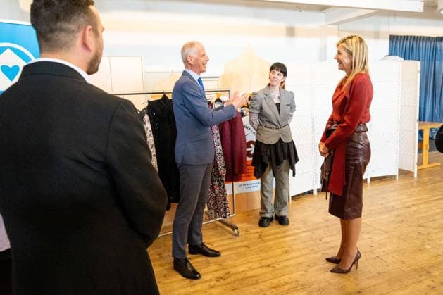 Queen Maxima visits the Amsterdam North community center. Amsterdam, the Netherlands. 08 Apr 2026 Queen Maxima visits De Bol community center. This community center receives support from the Oranjefonds, of which the queen is patroness of. Amsterdam The Netherlands  Copyright: xMischaxSchoemakerx