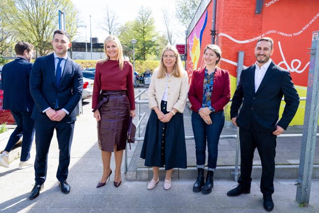 Queen Maxima visits the Amsterdam North community center. Amsterdam, the Netherlands. 08 Apr 2026 Queen Maxima visits De Bol community center. This community center receives support from the Oranjefonds, of which the queen is patroness of. Amsterdam The Netherlands  Copyright: xMischaxSchoemakerx
