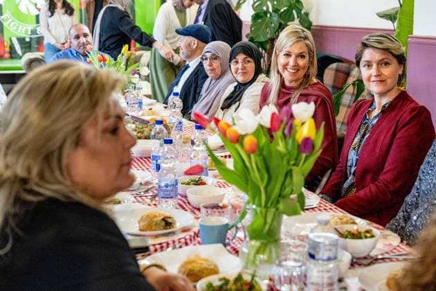 Queen Maxima visits the Amsterdam North community center. Amsterdam, the Netherlands. 08 Apr 2026 Queen Maxima visits De Bol community center. This community center receives support from the Oranjefonds, of which the queen is patroness of. Amsterdam The Netherlands  Copyright: xMischaxSchoemakerx