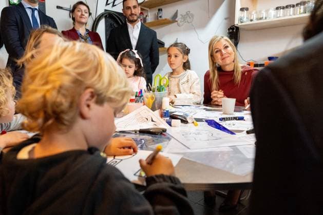Queen Maxima visits the Amsterdam North community center. Amsterdam, the Netherlands. 08 Apr 2026 Queen Maxima visits De Bol community center. This community center receives support from the Oranjefonds, of which the queen is patroness of. Amsterdam The Netherlands  Copyright: xMischaxSchoemakerx