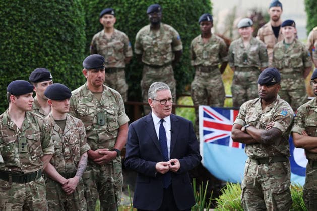 Prime Minister Keir Starmer visits King Fahd Airbase 08 04 2026. Taif, Saudi Arabia. Prime Minister Keir Starmer visits King Fahd Airbase., Credit:Ben Perry Avalon Saudi Arabia, Saudi Arabia, Taif  Copyright: xBenxPerryx xAvalonx 1089518627