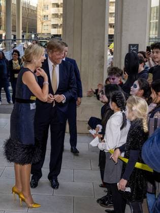 Den Haag, The Netherlands, 2026-04-08 18:32:02 THE HAGUE, 08-04-2026, Royal Conservatory. King Willem Alexander and Queen Maxima attend the anniversary performance celebrating the 200th anniversary of the Royal Conservatory in The Hague. During the evening, they also speak with teachers and students, and afterwards they meet involved students and artists. PHOTO: NLBeeld POOL Albert Nieboer Credit: NL Beeld Patrick van Emst  Copyright: xx x