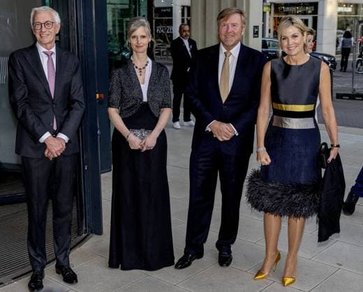 Den Haag, The Netherlands, 2026-04-08 18:32:27 THE HAGUE, 08-04-2026, Royal Conservatory. King Willem Alexander and Queen Maxima attend the anniversary performance celebrating the 200th anniversary of the Royal Conservatory in The Hague. During the evening, they also speak with teachers and students, and afterwards they meet involved students and artists. PHOTO: NLBeeld POOL Albert Nieboer Credit: NL Beeld Patrick van Emst  Copyright: xx x