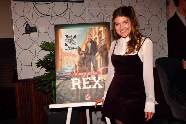 Lara Mandoki arrives at the Kommissar Rex Season Premiere at Astor Film Lounge on April 8, 2026 in Munich, Germany Kommissar Rex Season Premiere in Munich, Germany