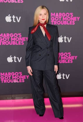 NEW YORK, NEW YORK APRIL 08 Elle Fanning at Apple s Margo s Got Money Troubles premiere at Regal Union Square on April 08, 2026 in New York City Credit Chris Gonzalez AdMedia 454871 2026 04 08  Copyright: xAdMediax STAR_454871_010
