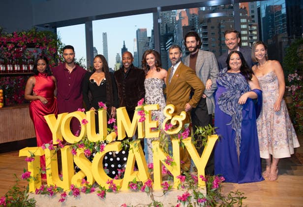 NY Premiere of You Me and Tuscany Featuring: Aziza Scott, RegÃ -Jean Page, Halle Bailey, Will Packer, Kat Coiro, Marco Calvani, Lorenzo DeMoor, Ryan Engle, Stella Pecollo, Kristin N. Engle Where: New York, New York, United States When: 09 Apr 2026 Credit: Janet Mayer INSTARimages.com EDITORIAL USE ONLY. NOT FOR USE BY NEWSPAPERS BASED IN THE UK. Copyright: xx instar55605651