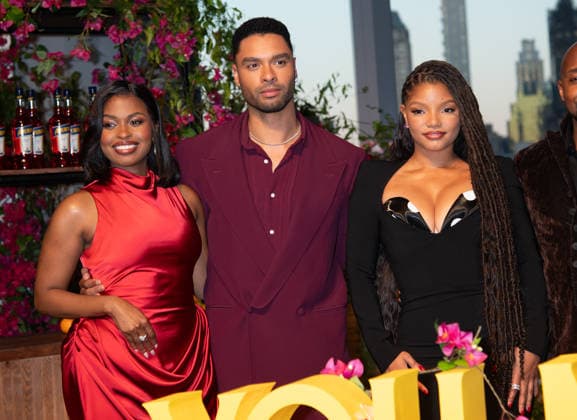 NY Premiere of You Me and Tuscany Featuring: Aziza Scott, RegÃ -Jean Page, Halle Bailey Where: New York, New York, United States When: 09 Apr 2026 Credit: Janet Mayer INSTARimages.com EDITORIAL USE ONLY. NOT FOR USE BY NEWSPAPERS BASED IN THE UK. Copyright: xx instar55605652