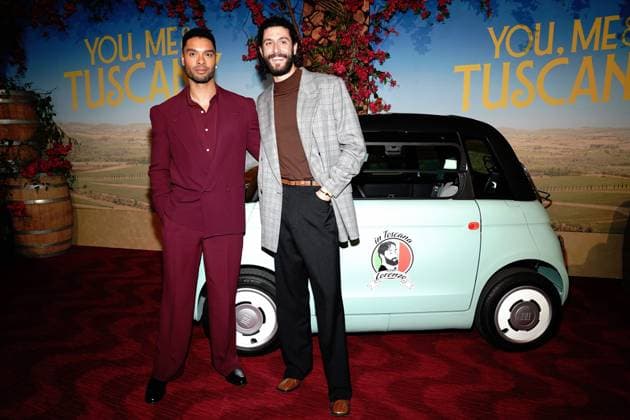 RegÃ©-Jean Page, Lorenzo de Moor at arrivals for YOU, ME & TUSCANY Premiere, Jazz At Lincoln Center, New York, NY, April 08, 2026. Photo By: Kristin Callahan Everett Collection YOU, ME & TUSCANY Premiere PUBLICATIONXNOTxINxCANxCHNxFRAxITAxJPNxNORxPOLxRUSxESPxUKxUSA