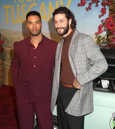 April 8, 2026, New York, New York, USA: Actor REGE-JEAN PAGE and LORENZO DE MOOR seen at the New York premiere of You, Me and Tuscany held at Jazz at Lincoln Center. New York USA  - ZUMAk03_ 20260408_zaf_k03_049 Copyright: xNancyxKaszermanx