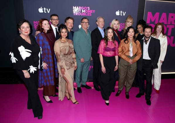 Apple s Margo s Got Money Troubles New York Premiere Margo s Got Money Troubles cast attending Apple s Margo s Got Money Troubles New York Premiere held the Regal Union Square on April 8, 2026 in New York City, NY New York City Regal Union Square NY USA Copyright: xStevenxBergman AFF-USA.COMx