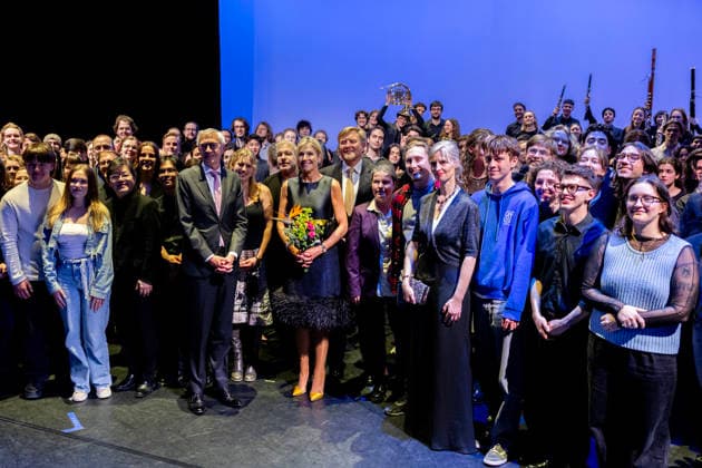 08-04-2026 Concert Queen Maxima and King Willem-Alexander attended the anniversary performance, marking the 200th anniversary of the Royal Conservatory in The Hague. Â  Copyright: xPPEx