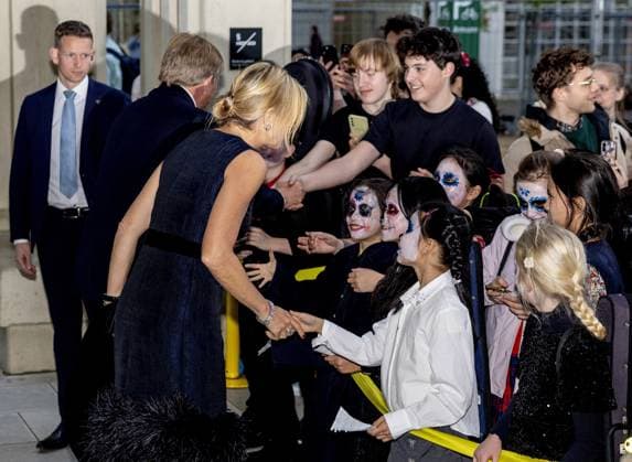 Royal Couple Attends 200th Anniversary Performance - The Hague Royal Conservatory. King Willem Alexander and Queen Máxima attend the anniversary performance celebrating the 200th anniversary of the Royal Conservatory in The Hague. During the evening, they also speak with teachers and students, and afterwards they meet involved students and artists. The Hague, Netherlands on April 8, 2026. Photo by Bruno Press ABACAPRESS.COM The Hague Netherlands  Copyright: xBrunoxPress ABACAx