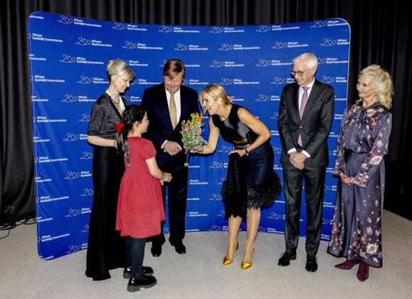 Royal Couple Attends 200th Anniversary Performance - The Hague Royal Conservatory. King Willem Alexander and Queen Máxima attend the anniversary performance celebrating the 200th anniversary of the Royal Conservatory in The Hague. During the evening, they also speak with teachers and students, and afterwards they meet involved students and artists. The Hague, Netherlands on April 8, 2026. Photo by Bruno Press ABACAPRESS.COM The Hague Netherlands  Copyright: xBrunoxPress ABACAx