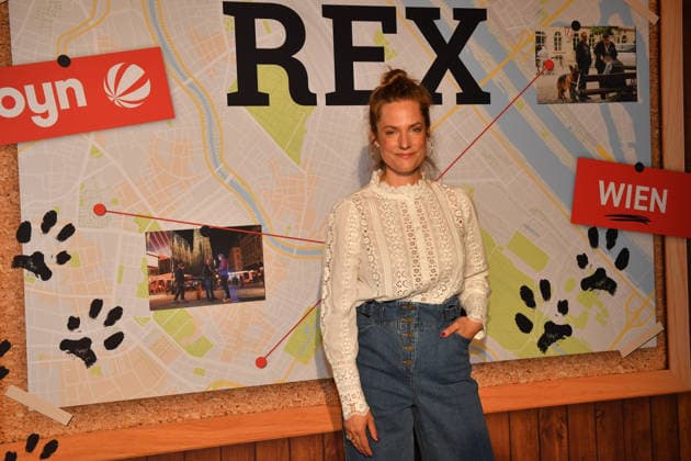Marie Burchard Commissioner Rex Photocall Astor Lounge Munich 08 April 2026