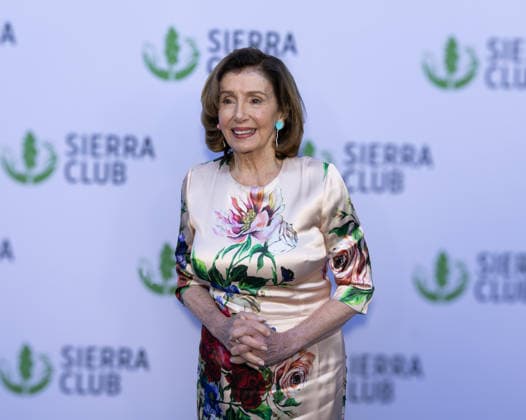 April 8, 2026, Los Angeles, California, USA: American Former Speaker of the House NANCY PELOSI, 86, graces the Red Carpet at the Skirball Cultural Center in Los Angeles, California, before receiving the 2026 Sierra ClubÃ¢â‚¬â ¢s Lifetime Achievement Award at the Sierra Club Trailblazers Ball for her exemplary support of environment stewardship. Los Angeles USA  - ZUMAk144 20260408_znp_k144_018 Copyright: xAmyxKatzx