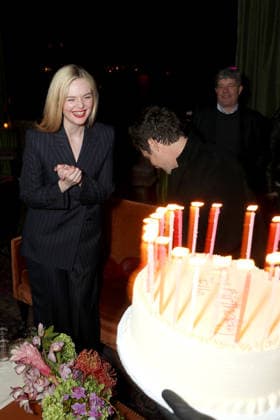 Global Premiere of the upcoming Apple TV series Margo™s Got Money Troubles - After Party at The Bowery Hotel. The series debuts globally on Apple TV on Wednesday April 15, 2026 Featuring: Elle Fanning presented with a birthday cake ahead of her birthday Where: New York, New York, United States When: 08 Apr 2026 Credit: Marion Curtis StarPix for Apple TV INSTARimages EDITORIAL USE ONLY. NOT FOR USE BY NEWSPAPERS BASED IN THE UK. Copyright: xx instar55605850