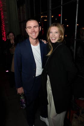 Global Premiere of the upcoming Apple TV series Margo™s Got Money Troubles - After Party at The Bowery Hotel. The series debuts globally on Apple TV on Wednesday April 15, 2026 Featuring: Meghann Fahy (R) with Guest Where: New York, New York, United States When: 08 Apr 2026 Credit: Marion Curtis StarPix for Apple TV INSTARimages EDITORIAL USE ONLY. NOT FOR USE BY NEWSPAPERS BASED IN THE UK. Copyright: xx instar55605853