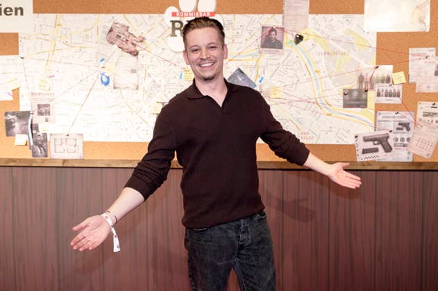 Marcel Mayr at the premiere of the first of six feature-length episodes of the SAT 1 series Kommissar Rex in the Astor Film Lounge at the Arri cinema in Munich, 08 04 2026 Foto:xN.xKolinzx xFuturexImagex rex_6425