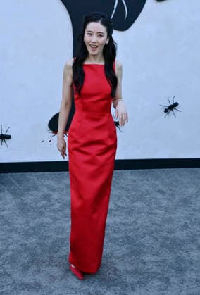Cast member Seoyeon Jang attends Netflix s dark comedy TV series Beef at the Egyptian Theatre in the Hollywood section of Los Angeles on Wednesday, April 8, 2026. Storyline: Road rage ensues after a parking-lot incident, resulting in a bitter feud between the two antagonists. The vendetta between them and the lengths they ll go to in order to wreak revenge on each other spirals out of control, jeopardizing everything and everyone in their lives.  LAP2026040847 JIMxRUYMEN