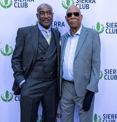 April 8, 2026, Los Angeles, California, USA: American Movie Star MORGAN FREEMAN, 88, and SinnerÃ¢â‚¬â ¢s Actor DELROY LINDO, 73, pose together on the Red Carpet at the Skirball Cultural Center in Los Angeles, California before the Sierra Club TrailblazerÃ¢â‚¬â ¢s Ball. FREEMAN will receive the Sierra ClubÃ¢â‚¬â ¢s Visionary Award for his support of the environment. Los Angeles USA - ZUMAk144 20260408_znp_k144_079 Copyright: xAmyxKatzx