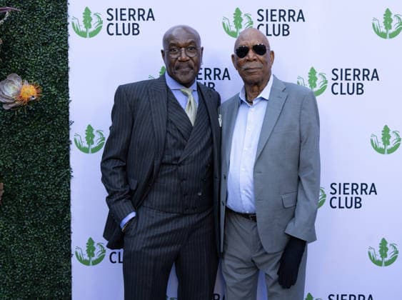 April 8, 2026, Los Angeles, California, USA: American Movie Star MORGAN FREEMAN, 88, and SinnerÃ¢â‚¬â ¢s Actor DELROY LINDO, 73, pose together on the Red Carpet at the Skirball Cultural Center in Los Angeles, California before the Sierra Club TrailblazerÃ¢â‚¬â ¢s Ball. FREEMAN will receive the Sierra ClubÃ¢â‚¬â ¢s Visionary Award for his support of the environment. Los Angeles USA - ZUMAk144 20260408_znp_k144_078 Copyright: xAmyxKatzx