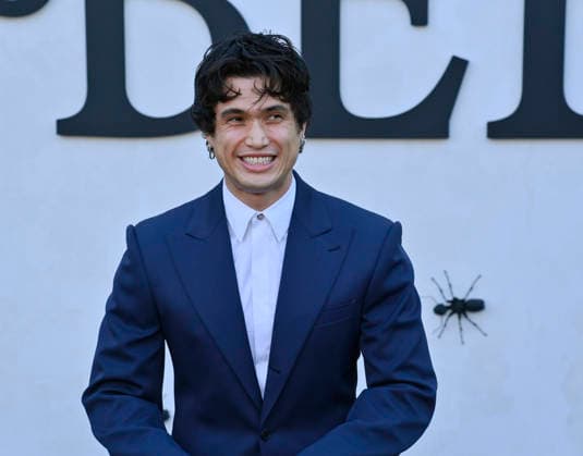 Cast member Charles Melton attends Netflix s dark comedy TV series Beef at the Egyptian Theatre in the Hollywood section of Los Angeles on Wednesday, April 8, 2026. Storyline: Road rage ensues after a parking-lot incident, resulting in a bitter feud between the two antagonists. The vendetta between them and the lengths they ll go to in order to wreak revenge on each other spirals out of control, jeopardizing everything and everyone in their lives.  LAP2026040830 JIMxRUYMEN