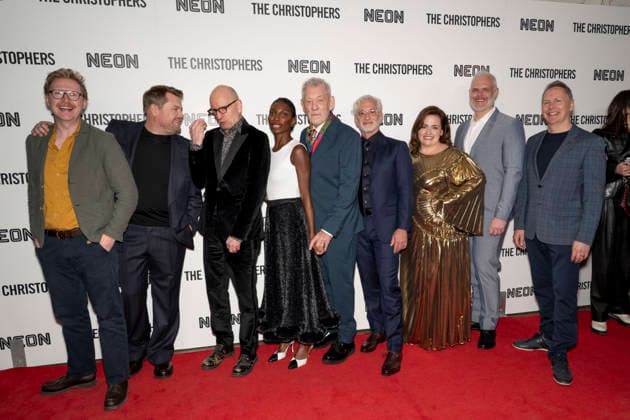 April 8, 2026, New York, New York, USA: The cast and creative team of The Christophers attend their premiere at Metrograph in New York. 8 April 2026 New York USA  - ZUMAa265 20260408_zep_a265_063 Copyright: xEricxAcquayex