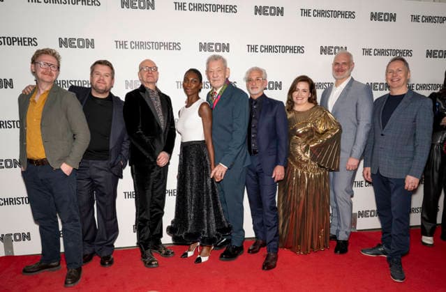 April 8, 2026, New York, New York, USA: The cast and creative team of The Christophers attend their premiere at Metrograph in New York. 8 April 2026 New York USA - ZUMAa265 20260408_zep_a265_064 Copyright: xEricxAcquayex