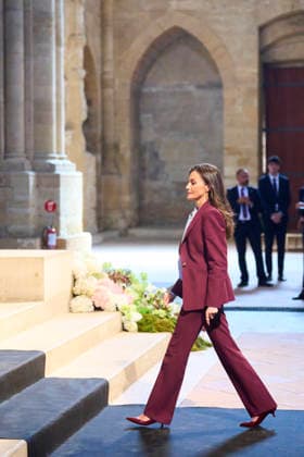 09-04-2026 Lleida Queen Letizia during a meeting with the Association of women entrepreneurs of Lleida (Association De Dones Empresaries De Lleida) and the presentation of the 16th Ap!lleida awards in Lleida. No Spain Â  Copyright: xPPEx