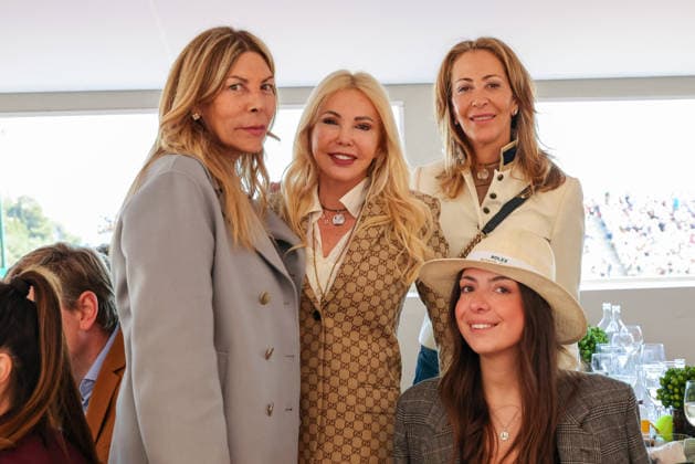 Rita Caltagirone, Lady Monika Bacardi, Francesca De La Osa Escribano and guest during the fifth day of the Rolex Monte Carlo Masters at the Monte Carlo Country Club in Monaco, on April 9, 2026 Claudia Albuquerque Bestimage Celebs during the fifth day of the Rolex Monte Carlo Masters at the Monte Carlo Country Club in Monaco, on April 9, 2026 Monte Carlo Monaco  Copyright: xClaudiaxAlbuquerquex xBestimagexClaudiaxAlbuquerquex xBestimagex