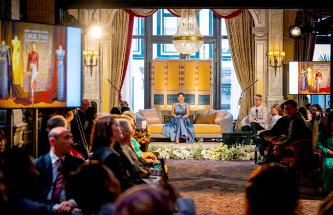 09-04-2026 Thailand Princess Sirivannavari Nariratana Rajakanya of Thailand during the presentation of a historic showcase, entitled CHUD THAI: Knowledge, Craftsmanship and Practices of the Thai National Costume, at Hotel Des Indes, the Hague. Â  Copyright: xPPEx
