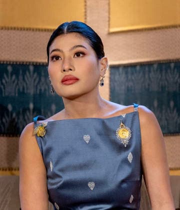 09-04-2026 Thailand Princess Sirivannavari Nariratana Rajakanya of Thailand during the presentation of a historic showcase, entitled CHUD THAI: Knowledge, Craftsmanship and Practices of the Thai National Costume, at Hotel Des Indes, the Hague. Â  Copyright: xPPEx